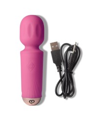 Rocks-Off - Mini Bacchetta Ricaricabile 16 Funzioni Rosa Peonia - ROCKS-OFF - Magic Wand | erosidea.com
