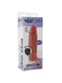 Get Real - Guaina Vibrante Per Pene In Silicone Per Pelle Idratata Caramello 16 Cm - GET REAL - Guaine e Prolunghe | erosidea.com