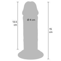 GET REAL - DONG DELUXE IN TPE A DOPPIA DENSITÀ 15 CM - GET REAL - Dildo | erosidea.com