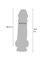 Get Real - Pene Realistico Deluxe Con Testicoli Extra Spessi 345 Cm - GET REAL - Dildo Realistici | erosidea.com