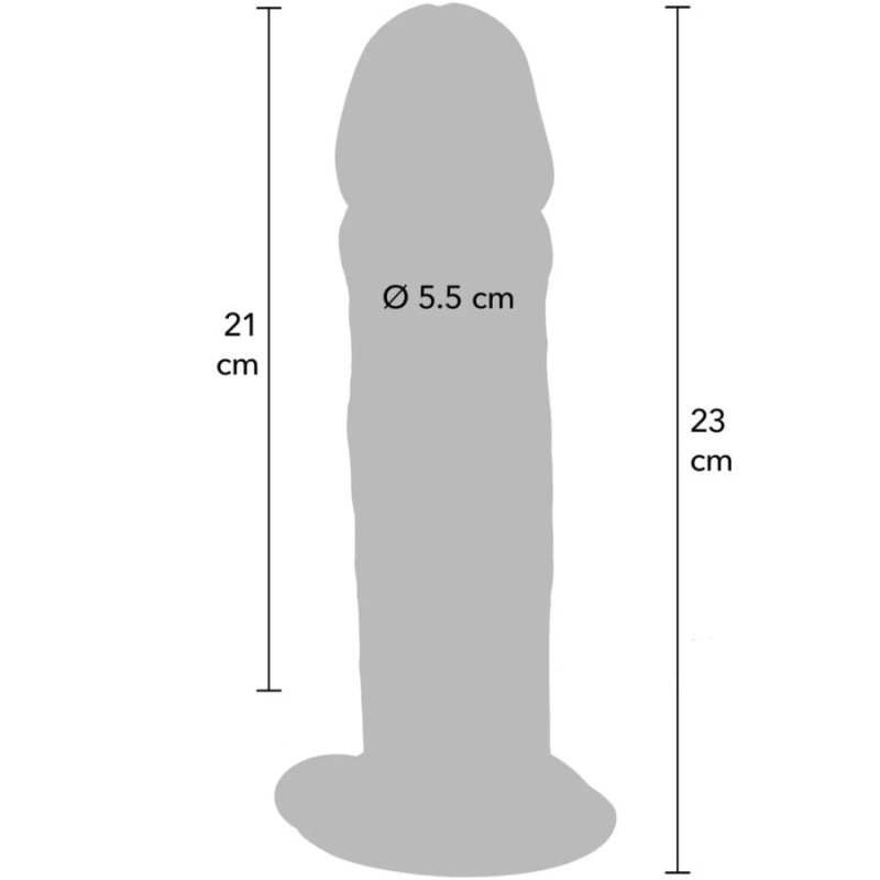 Get Real - Dong Deluxe In Tpe A Doppia Densit€ 23 Cm - GET REAL - Dildo Realistici | erosidea.com