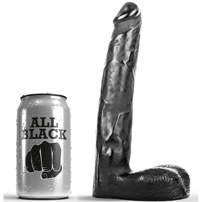 All Black - Dildo Realistico 21 Cm - ALL BLACK - Dildo Realistici | erosidea.com