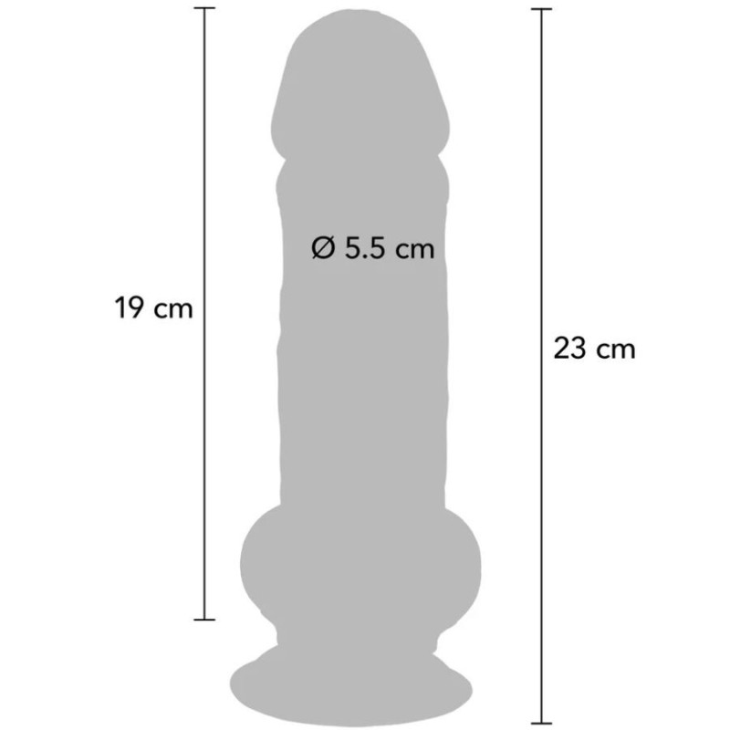 Get Real - Pene Realistico Deluxe Con Testicoli Extra Spessi 23 Cm - GET REAL - Dildo Realistici | erosidea.com
