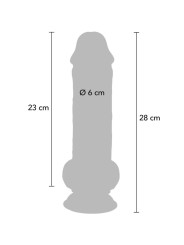 Get Real - Pene Realistico Deluxe Con Testicoli Extra Spessi 28 Cm - GET REAL - Dildo Realistici | erosidea.com
