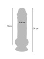 Get Real - Pene Realistico Deluxe Con Testicoli Extra Spessi 28 Cm - GET REAL - Dildo Realistici | erosidea.com