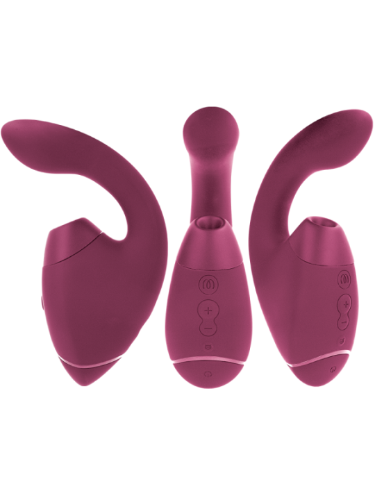 Womanizer - Duo Next Stimolatore Doppio Clitorideo E Punto G Rosa Scuro - WOMANIZER - Succhia Clitoride | erosidea.com