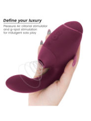 Womanizer - Duo Next Stimolatore Doppio Clitorideo E Punto G Rosa Scuro - WOMANIZER - Succhia Clitoride | erosidea.com