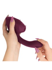 Womanizer - Duo Next Stimolatore Doppio Clitorideo E Punto G Rosa Scuro - WOMANIZER - Succhia Clitoride | erosidea.com