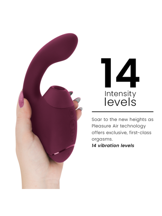 Womanizer - Duo Next Stimolatore Doppio Clitorideo E Punto G Rosa Scuro - WOMANIZER - Succhia Clitoride | erosidea.com