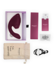 Womanizer - Duo Next Stimolatore Doppio Clitorideo E Punto G Rosa Scuro - WOMANIZER - Succhia Clitoride | erosidea.com