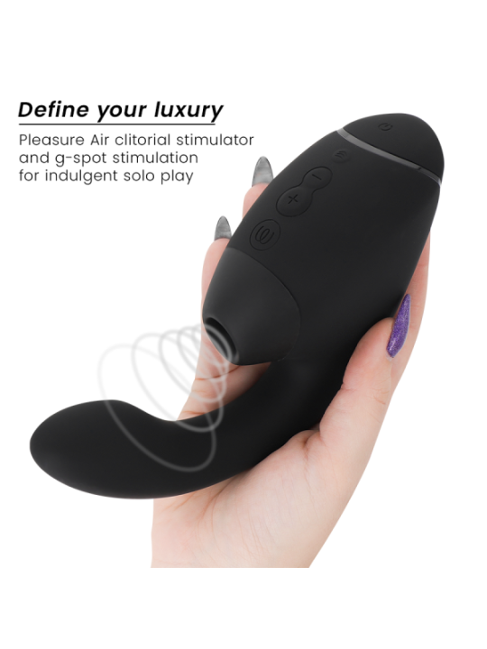 Womanizer - Duo Next Stimolatore Doppio Clitoride E Punto G Nero - WOMANIZER - Succhia Clitoride | erosidea.com
