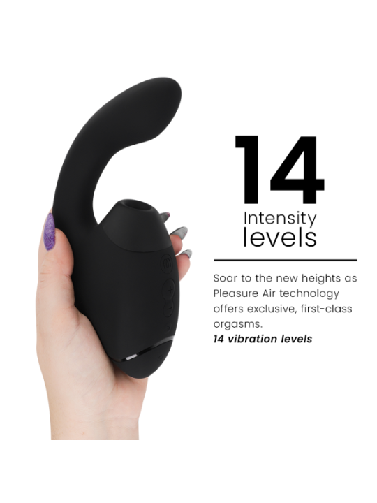 Womanizer - Duo Next Stimolatore Doppio Clitoride E Punto G Nero - WOMANIZER - Succhia Clitoride | erosidea.com