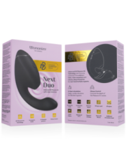 Womanizer - Duo Next Stimolatore Doppio Clitoride E Punto G Nero - WOMANIZER - Succhia Clitoride | erosidea.com