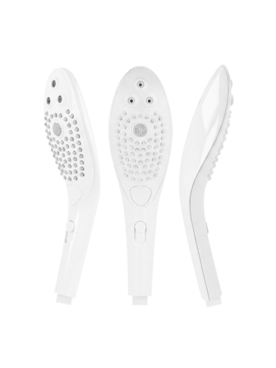Stimolatore Doppio Womanizer Soffione Doccia Wave Bianco - WOMANIZER - Succhia Clitoride | erosidea.com