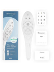 Stimolatore Doppio Womanizer Soffione Doccia Wave Bianco - WOMANIZER - Succhia Clitoride | erosidea.com
