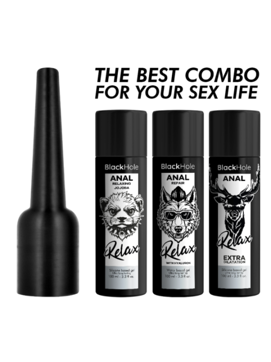 Black Hole - Applicatore Lubrificante Anale - BLACK HOLE - Anali | erosidea.com