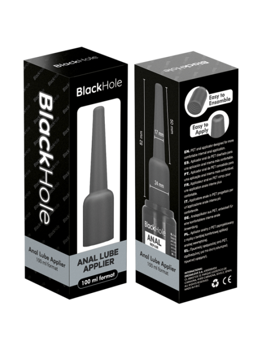 Black Hole - Applicatore Lubrificante Anale - BLACK HOLE - Anali | erosidea.com