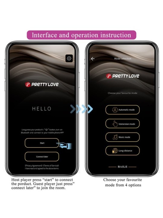 Pretty Love - Dora Vibratore Invisibile Con App Gratuita - APP SERIES - Stimolatori | erosidea.com
