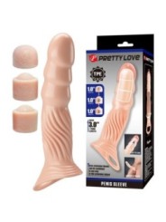 Pretty Love - Guaina Per Pene Testurizzata Con Estensori - FOR HIM - Guaine e Prolunghe | erosidea.com