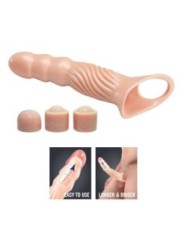 Pretty Love - Guaina Per Pene Testurizzata Con Estensori - FOR HIM - Guaine e Prolunghe | erosidea.com
