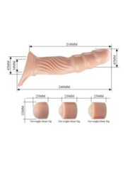 Pretty Love - Guaina Per Pene Testurizzata Con Estensori - FOR HIM - Guaine e Prolunghe | erosidea.com