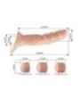 Pretty Love - Guaina Per Pene Testurizzata Con Estensori - FOR HIM - Guaine e Prolunghe | erosidea.com