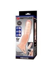 Pretty Love - Guaina Per Pene Testurizzata Con Estensori - FOR HIM - Guaine e Prolunghe | erosidea.com