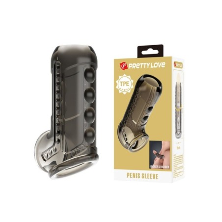 Pretty Love - Manica Per Pene Textured - FOR HIM - Guaine e Prolunghe | erosidea.com
