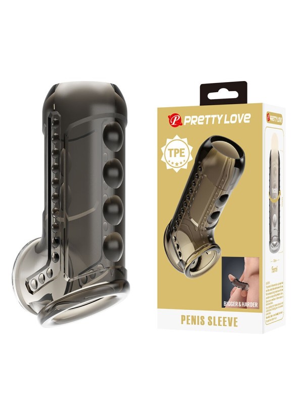 Pretty Love - Manica Per Pene Textured - FOR HIM - Guaine e Prolunghe | erosidea.com