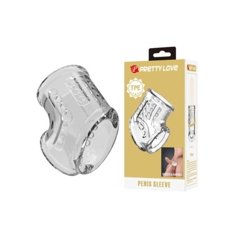Pretty Love - Guaina Per Pene Corta E Trasparente - FOR HIM - Guaine e Prolunghe | erosidea.com