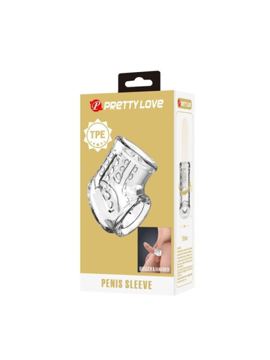 Pretty Love - Guaina Per Pene Corta E Trasparente - FOR HIM - Guaine e Prolunghe | erosidea.com
