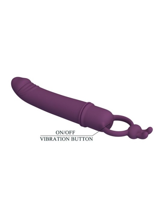 Pretty Love - Cora Vibratore A Forma Di Pene Con Anello Di Resistenza - FOR HIM - Vibratori | erosidea.com