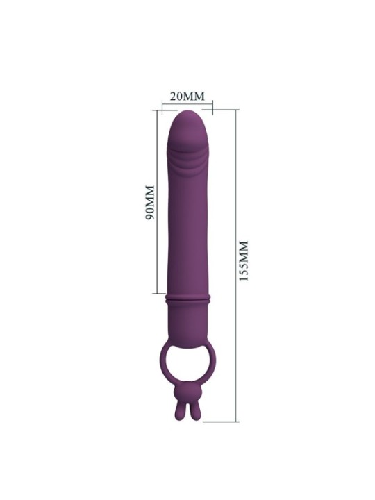 Pretty Love - Cora Vibratore A Forma Di Pene Con Anello Di Resistenza - FOR HIM - Vibratori | erosidea.com