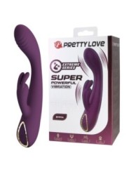 Pretty Love - Emma Vibratore Viola Con Stimolatore Rabbit - HIGH TECH - Vibratori Rabbit | erosidea.com