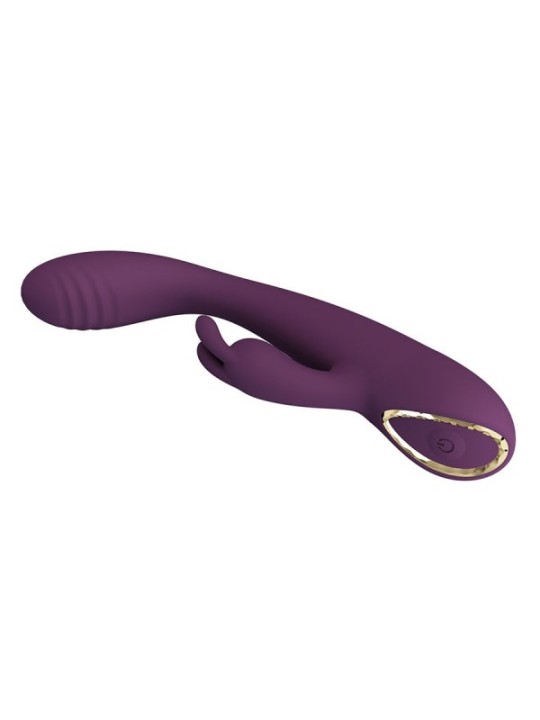 Pretty Love - Emma Vibratore Viola Con Stimolatore Rabbit - HIGH TECH - Vibratori Rabbit | erosidea.com