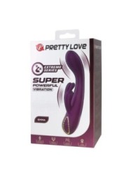 Pretty Love - Emma Vibratore Viola Con Stimolatore Rabbit - HIGH TECH - Vibratori Rabbit | erosidea.com