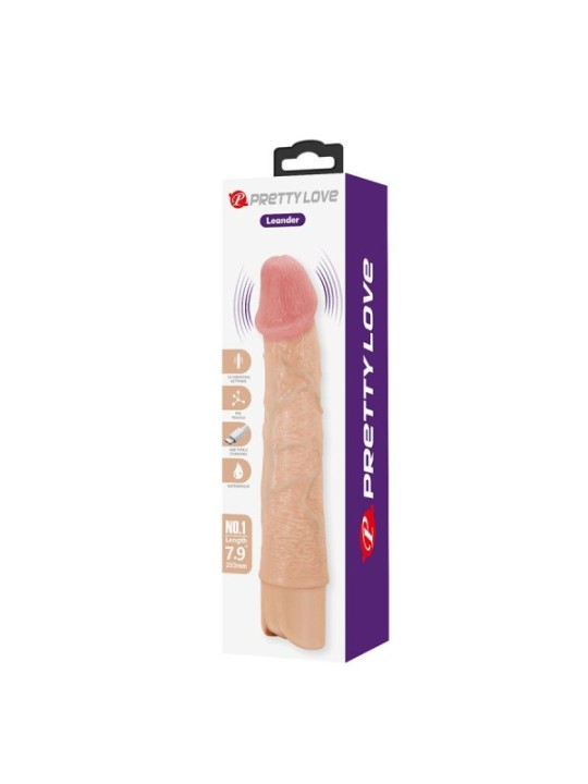 Pretty Love - Leander Vibratore Realistico Flessibile - FUN TOYS - Vibratori Realistici | erosidea.com