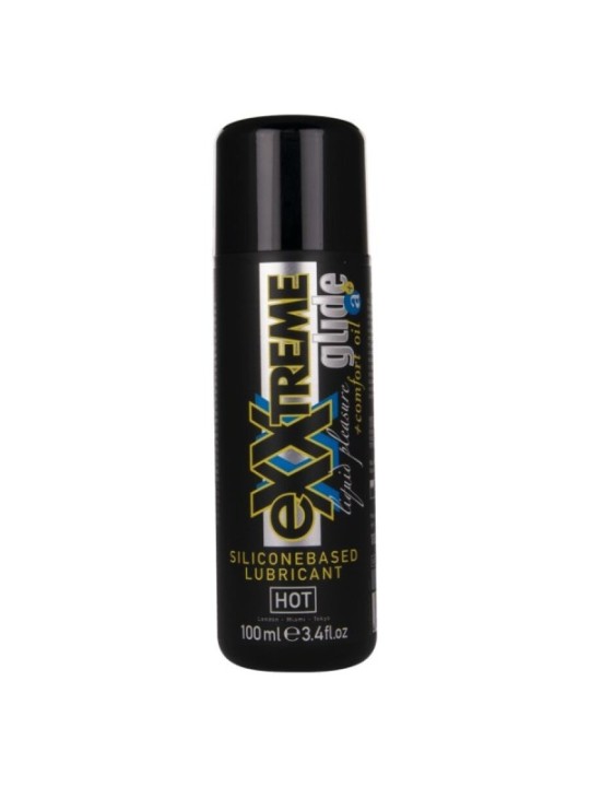 Hot - Exxtreme Glide Lubrificante A Base Di Silicone + Olio Comfort A+ 100 Ml - HOT - A Base Silicone | erosidea.com