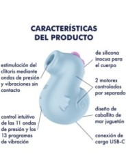 Satisfyer - Sea Pony Vibrador & Estimulador Air Pulse - SATISFYER AIR PULSE - Succhia Clitoride | erosidea.com