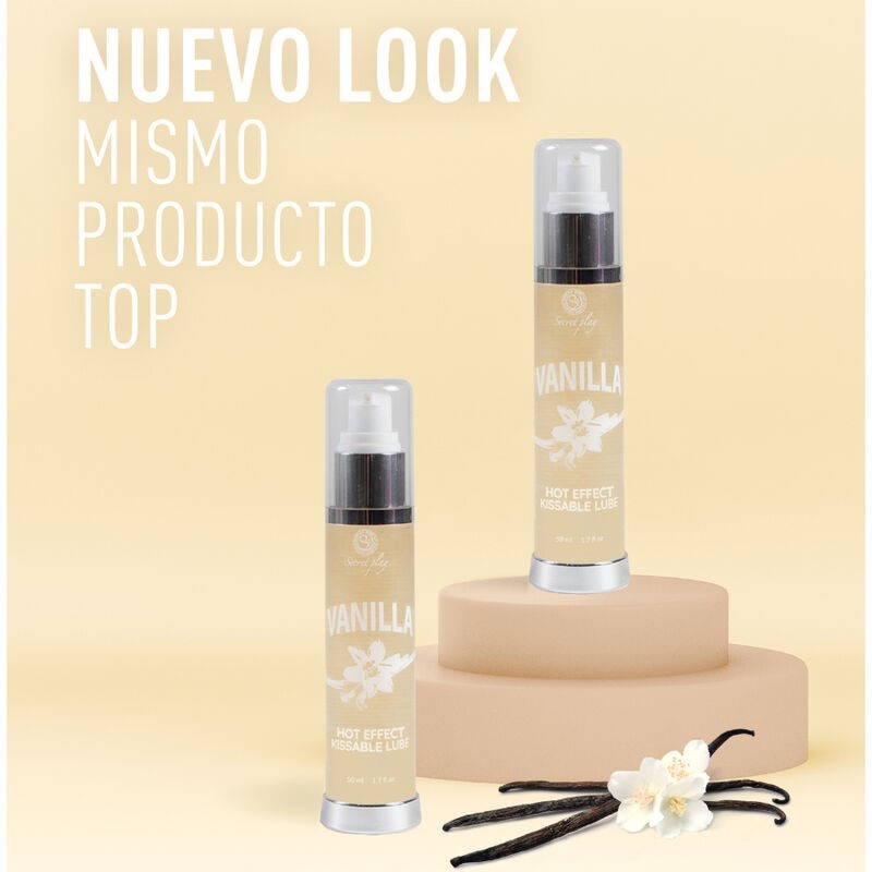 Secretplay - Lubrificante 2-1 Effetto Calore Vaniglia 50 Ml - SECRETPLAY COSMETIC - Aromatizzati e Commestibili | erosidea.com