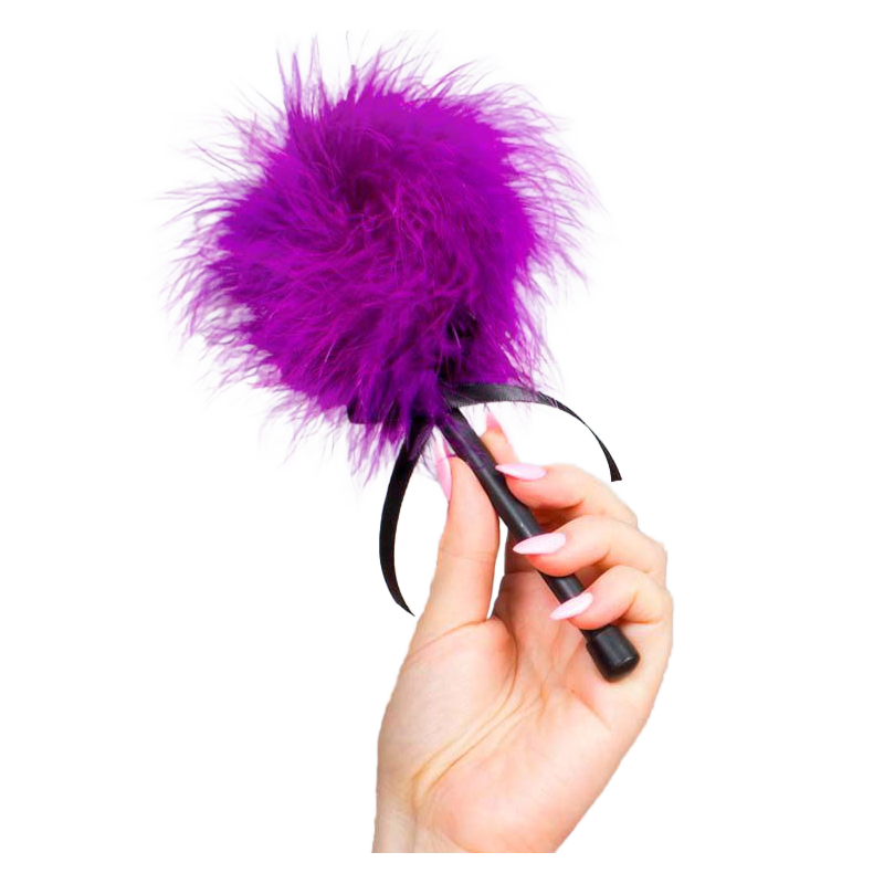 Secretplay - Spolverino Marabou Rosa Viola - SECRETPLAY 100% FETISH - Fruste e Sculacciatori | erosidea.com