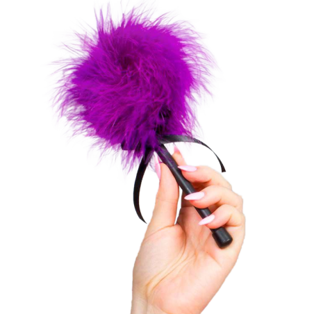 Secretplay - Spolverino Marabou Rosa Viola - SECRETPLAY 100% FETISH - Fruste e Sculacciatori | erosidea.com