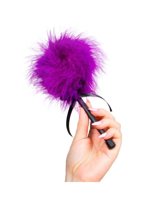 Secretplay - Spolverino Marabou Rosa Viola - SECRETPLAY 100% FETISH - Fruste e Sculacciatori | erosidea.com