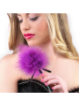 Secretplay - Spolverino Marabou Rosa Viola - SECRETPLAY 100% FETISH - Fruste e Sculacciatori | erosidea.com