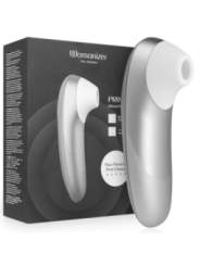 Womanizer - Stimolatore Clitorideo Pro Vibrante Colore Argento E Grigio - WOMANIZER - Succhia Clitoride | erosidea.com
