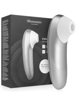 Womanizer - Stimolatore Clitorideo Pro Vibrante Colore Argento E Grigio