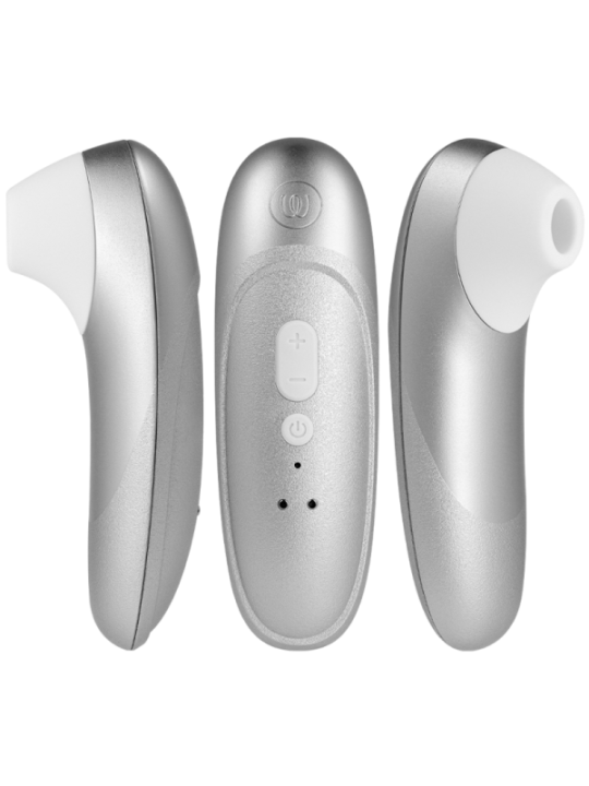 Womanizer - Stimolatore Clitorideo Pro Vibrante Colore Argento E Grigio - WOMANIZER - Succhia Clitoride | erosidea.com