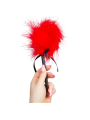 Gioco Segreto - Spolverino Marabou Rosso - SECRETPLAY 100% FETISH - Fruste e Sculacciatori | erosidea.com