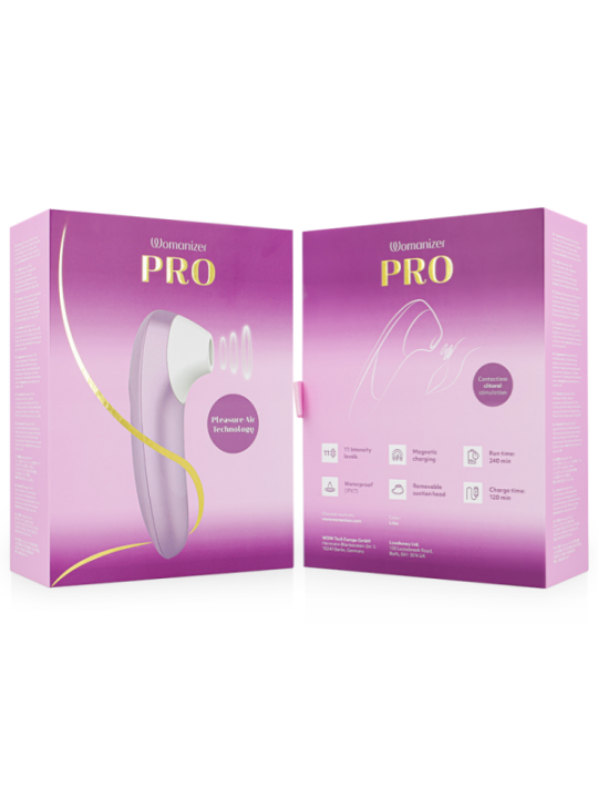 Womanizer - Stimolatore Clitorideo Pro Vibrante Lilla - WOMANIZER - Succhia Clitoride | erosidea.com