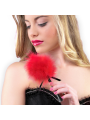 Gioco Segreto - Spolverino Marabou Rosso - SECRETPLAY 100% FETISH - Fruste e Sculacciatori | erosidea.com